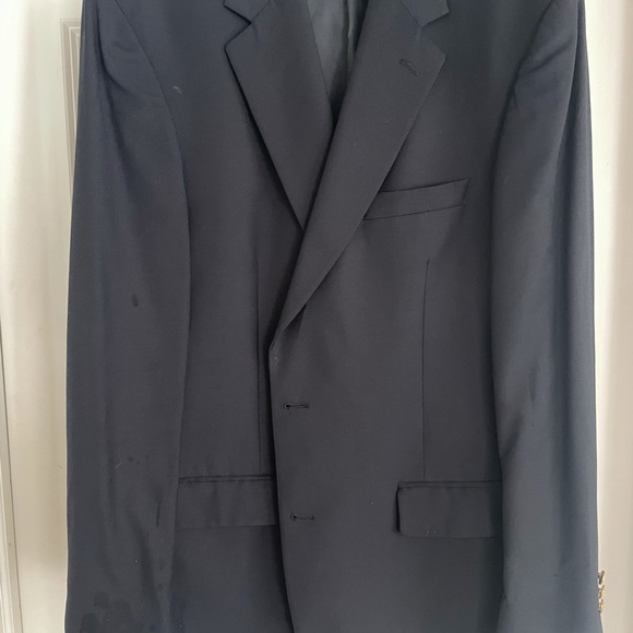 Classic navy blue Brooks Brothers sport coat - 43 long - Picture 3 of 12